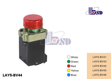 IP65 Red Led Push Button On Off Switch  Via Integral Transformer  LAY5（XB2）-BV44