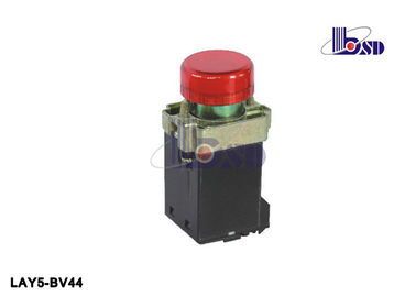 IP65 Red Led Push Button On Off Switch  Via Integral Transformer  LAY5（XB2）-BV44